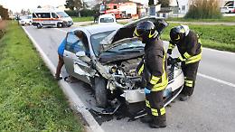 Incidente lungo la provinciale, due feriti
