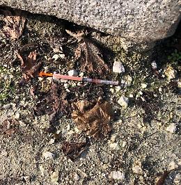 Degrado e protesta: "Bimbi tra le siringhe"