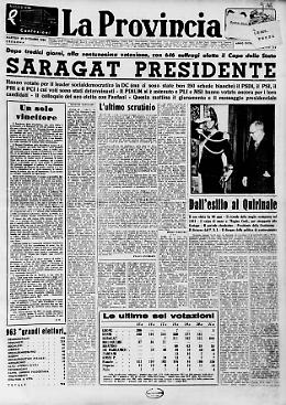 Saragat Presidente
