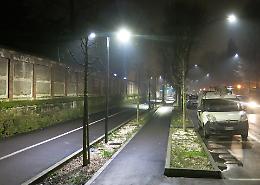 Pista ciclabile di viale Trento e Trieste, ecco le luci