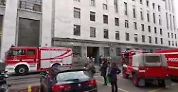 Fiamme Palagiustizia Milano: cancelleria gip distrutta