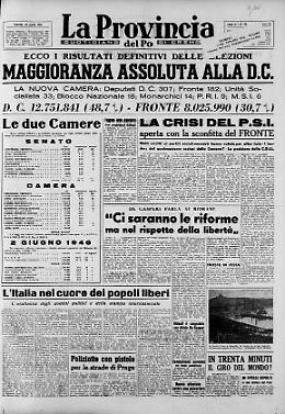 Maggioranza assoluta alla D.C.