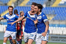  Calcio, serie A: Brescia-Genoa 2-2 