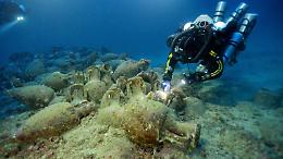 Relitto epoca romana individuato in mare Ustica
