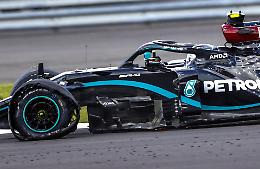  F1: Hamilton vince anche su 3 ruote, podio Leclerc