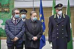 Il comandante Sforza premiato da Fontana e De Corato