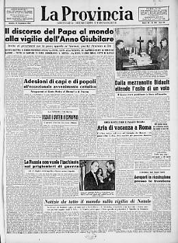 Notizie da tutto il mondo sulla vigilia di Natale