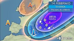 Da San Valentino gelo siberiano in arrivo