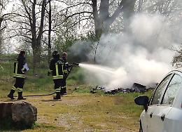 Monticelli,  anomalo scarico di rifiuti e incendio doloso