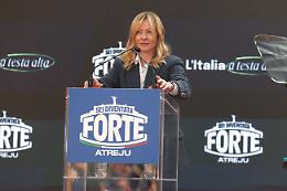 Meloni ad Atreju "Europa non &egrave; al tramonto, Italia leale ma non subalterna"