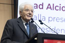 Mattarella "La cultura &egrave; la risposta indispensabile ai rischi di barbarie"