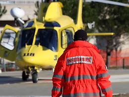 Roccia si stacca dalla parete, grave ciclista cremasca