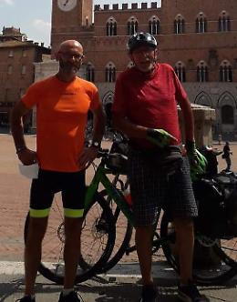 Due amici in pellegrinaggio, in bici da San Daniele a Roma