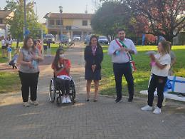 Agnadello, inaugurati i giochi inclusivi al parco comunale di via Pertini