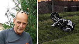 Incidente in moto, non ce l'ha fatta Aristide Nicoli