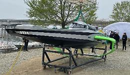 Il super-motoscafo è green: proiettile da 50 nodi sul Po