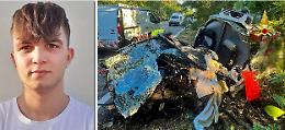 Scontro frontale con un pullman, muore il 19enne Simone Pagani
