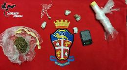 Operazione antidroga: spacciatore denunciato, assuntori segnalati e sequestri
