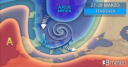 In arrivo piogge e temporali, poi anche freddo tardivo e neve