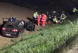 Pauroso frontale lungo la Codognese:  quattro persone ferite