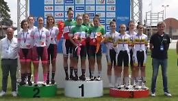 Ciclismo: Federica Venturelli ha vinto il titolo italiano nell'inseguimento a squadre