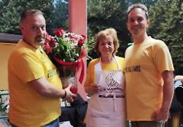Super volontaria a 89 anni, è la 'star' della festa del Fiume