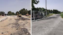 Strada da San Michele a Moscazzano: «Adesso più sicura»