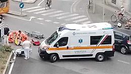 Incidente in via Palestro, motociclista in ospedale