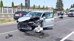 Pauroso frontale sulla Melotta, tre feriti