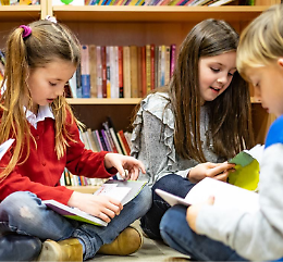 Letture in libreria prima dell'inizio della scuola