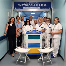 All'Ematologia di Cremona doppia donazione dell'Ail