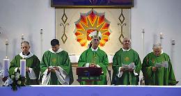 La Beata Vergine di Caravaggio dà il benvenuto a don Andrea Spreafico