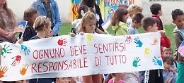 La lezione dei bambini: «Vogliamo  la pace»