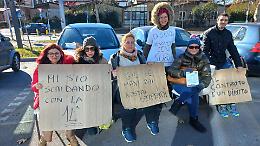 Sciopero alla Lidl, i lavoratori incontrano i clienti