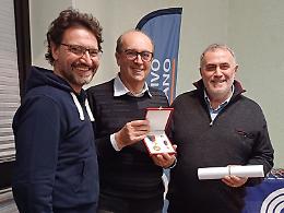 Renato Bodini premiato con il Discobolo d'Oro del Csi