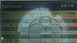 Pantografo in panne per il ghiaccio, treno in ritardo di due ore