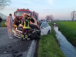 Frontale sulla Bergamina, quattro feriti
