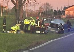 Grave schianto sulla provinciale all’altezza di Muradolo: cinque feriti, uno è grave