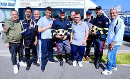 In panne, la Polizia aiuta il Pepo Team