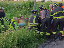 Scontro frontale, 3 feriti ed elisoccorso