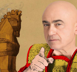 Paolo Cevoli con il suo nuovo spettacolo "Figli di Troia"