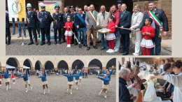Majorettes e banda per l’inaugurazione della fiera