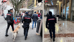 Controlli dei carabinieri nelle scuole e nel centro città