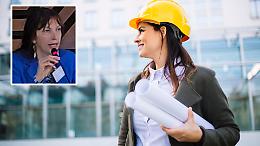 Donne ingegnere custodi dei cantieri