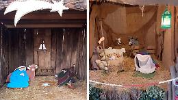 Vandali in azione, rovinato il presepe dell'oratorio e quello del Gruppo Hobbistico