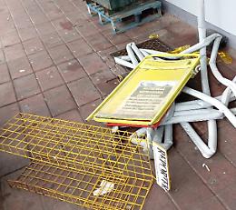 Ancora atti vandalici: «Una  vergogna»
