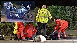 Scontro all'incrocio tra San Michele e Moscazzano, motociclista 19enne ferito