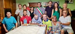 Per Luigino la festa per i 100 anni