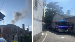 Venticinquenne ustionato mentre tenta di domare un incendio in garage