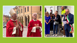Il paese ha accolto don Roberto
